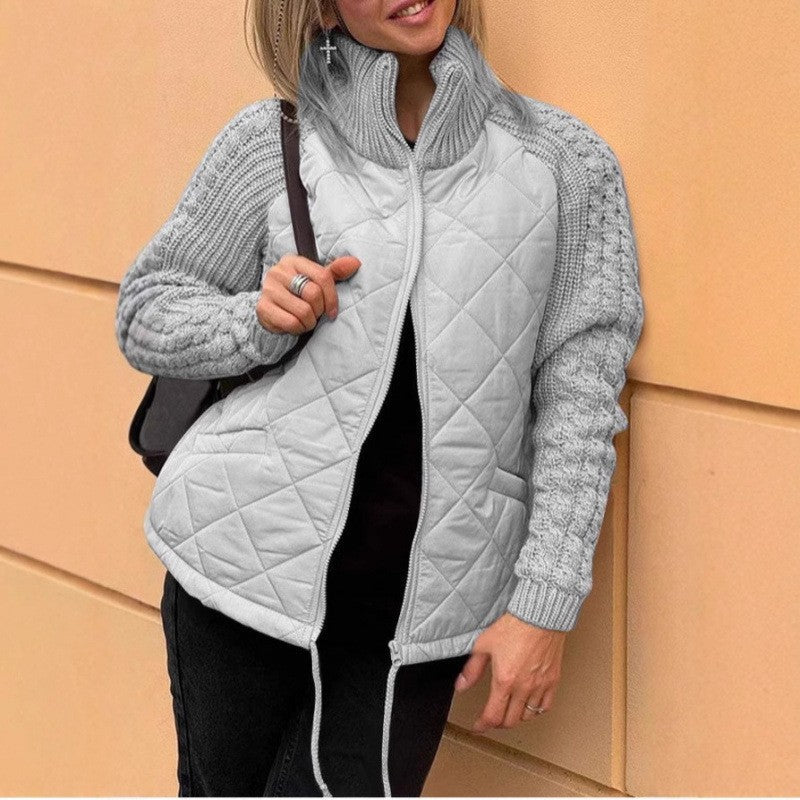 Damen Steppjacke mit Strickärmeln Krohn-e
