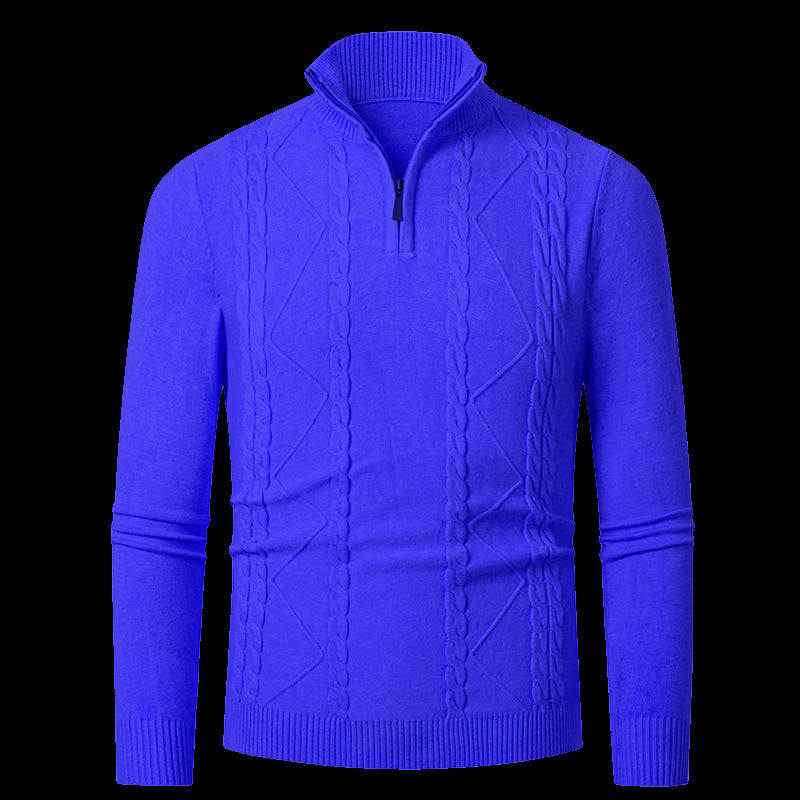 Herren Strickpullover mit modischem Reißverschluss Krohn-e