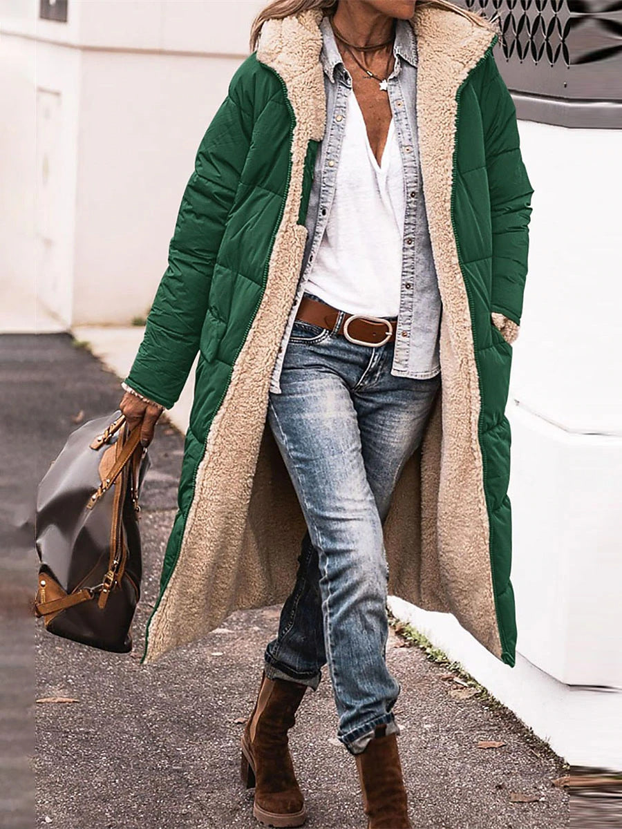 Damen Teddy-Parka mit besonders weichem Innenfutter und figurbetontem Design Krohn-e