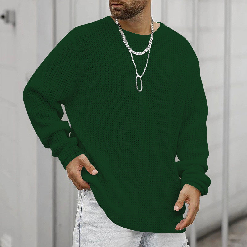 Herren Grobstrickpullover mit modernem Schnitt und kuscheligem Innenfutter Krohn-e