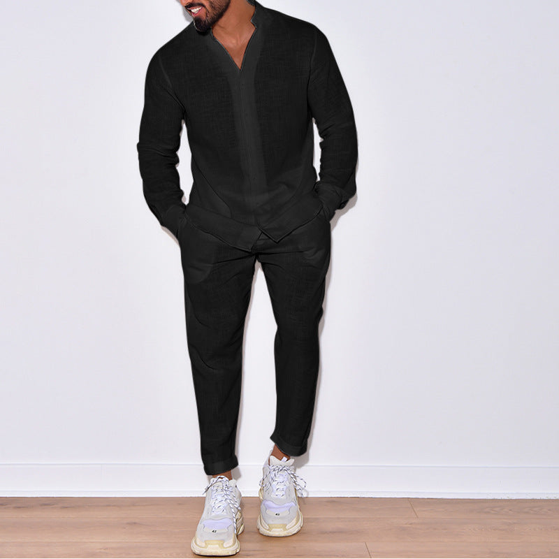 Herren Leinenanzug mit modernem Schnitt und lässigem Look Krohn-e