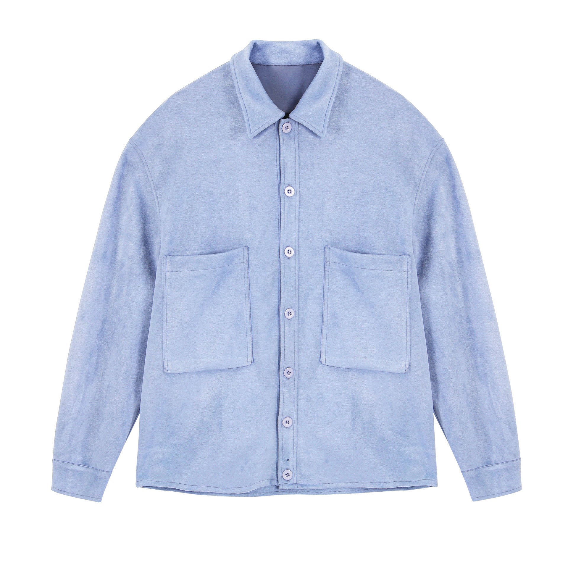 Damen lässige Overlay-Jacke mit praktischen Taschen und modernem Kragen Krohn-e