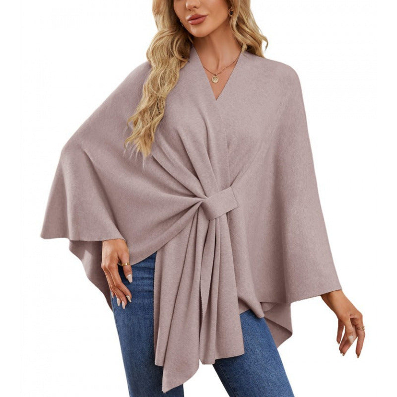 Damen modischer Wickelmantel mit trendigem Design Krohn-e