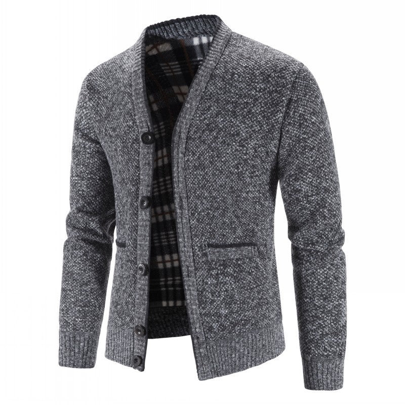 Damen Strickjacke im modernen Herringbone-Muster Krohn-e