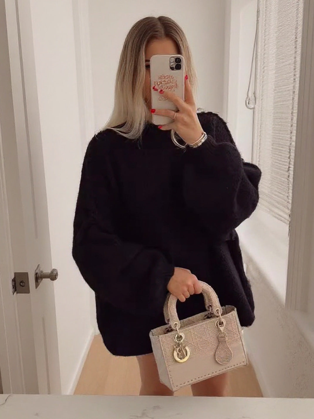 Damen Oversized Strickpullover mit weichem Material und modischen Ärmeln Krohn-e