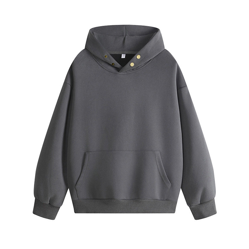 Damen Kapuzenpullover mit innovativem Schnitt und praktischen Druckknöpfen Krohn-e