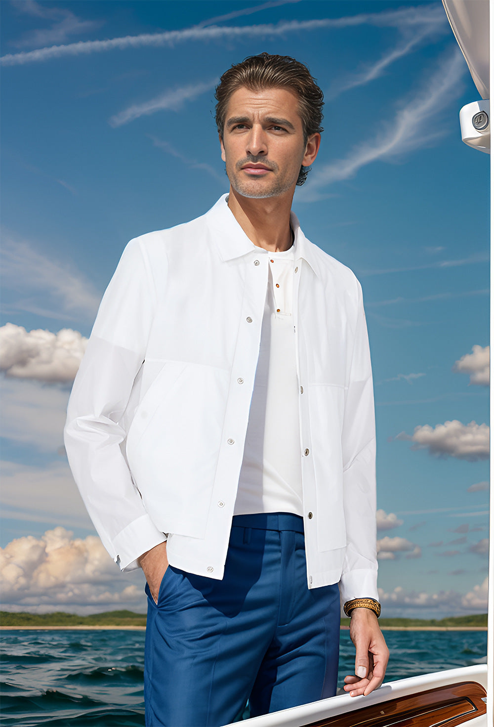 Herren leichte Outdoor-Jacke Krohn-e