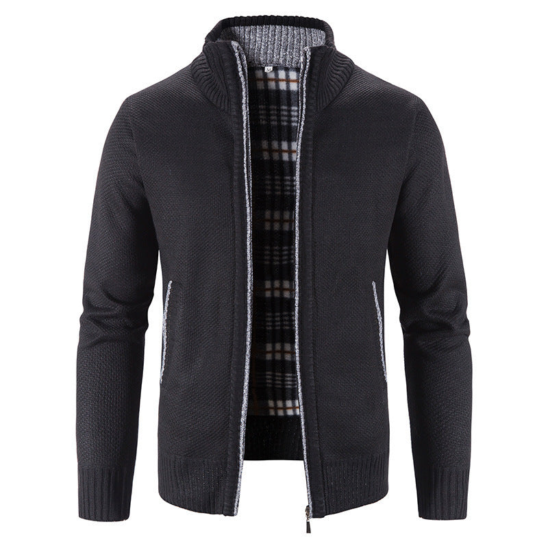 Herren Strickjacke mit innovativem wärmeisolierendem Innenfutter Krohn-e