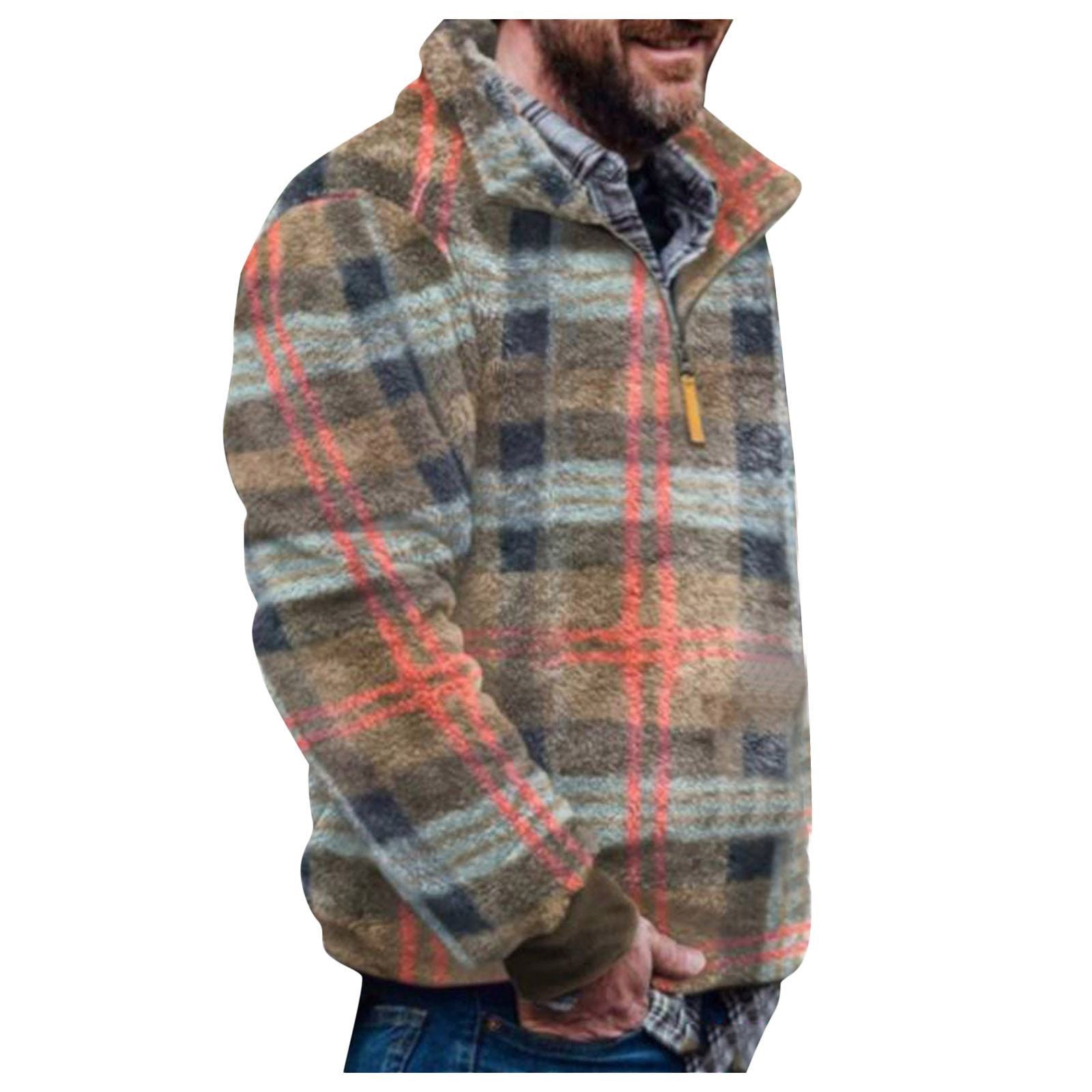 Herren Pulloverjacke mit farbenfrohem, geometrischem Design und praktischer Brusttasche Krohn-e