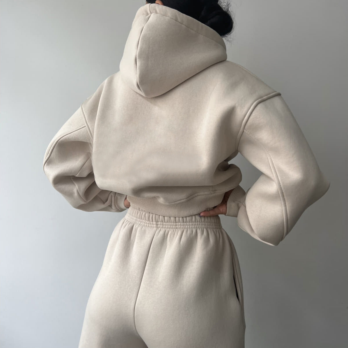 Damen modisches und lässiges Hoodie-Set mit weitem Schnitt Krohn-e