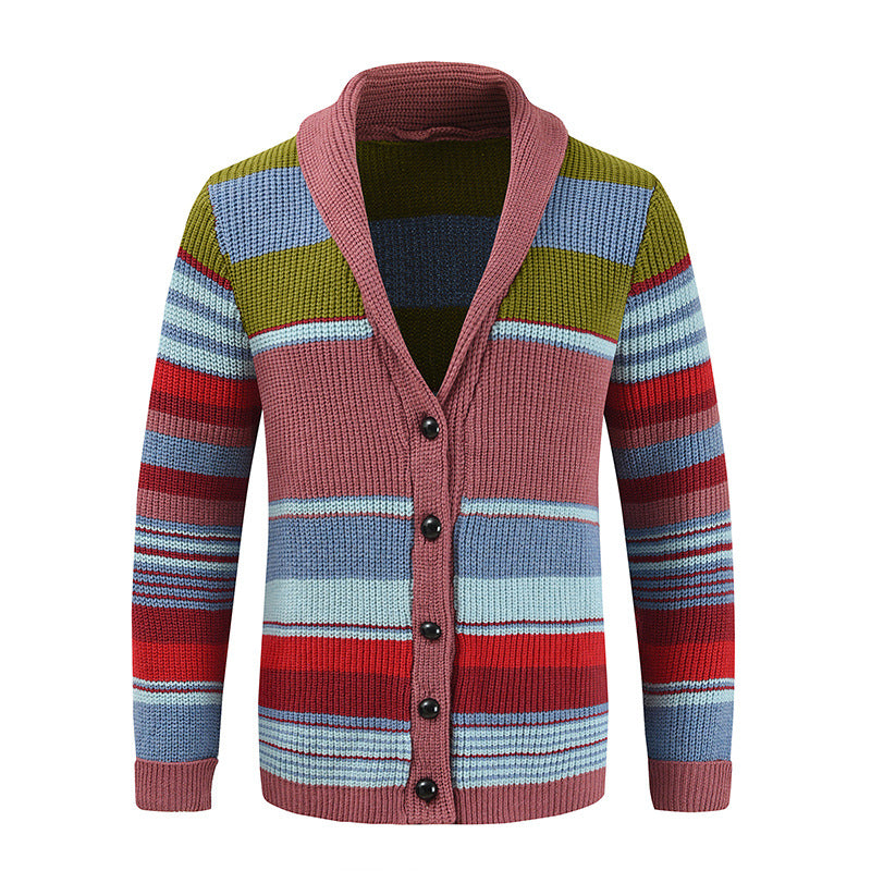 Damen Strickjacke mit buntem Muster Krohn-e
