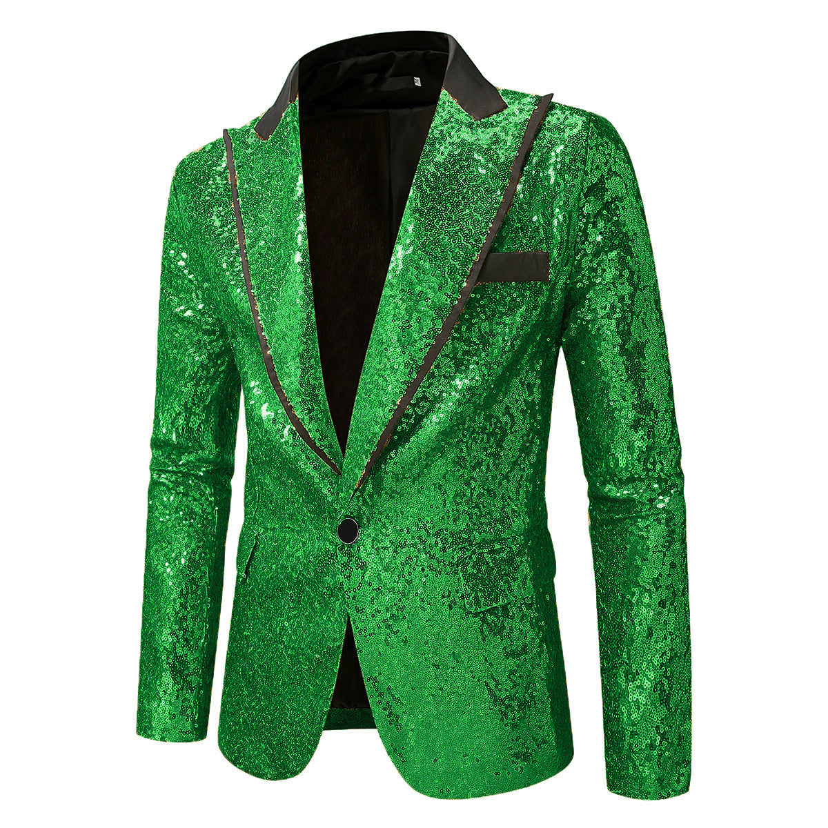 Herren Glitzernder Smokingblazer aus hochwertigem Satin Krohn-e