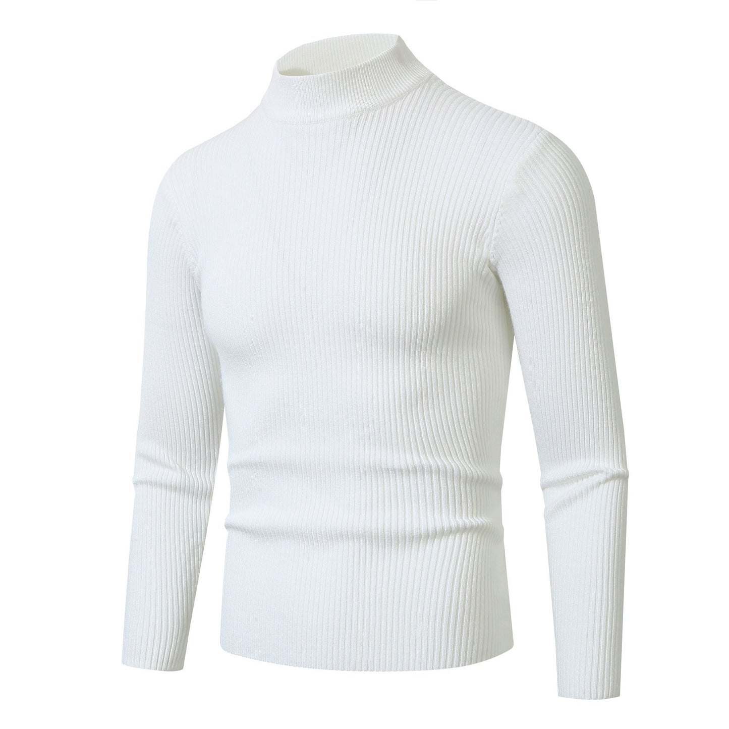 Herren modischer Rollkragenpullover aus feiner Wolle Krohn-e