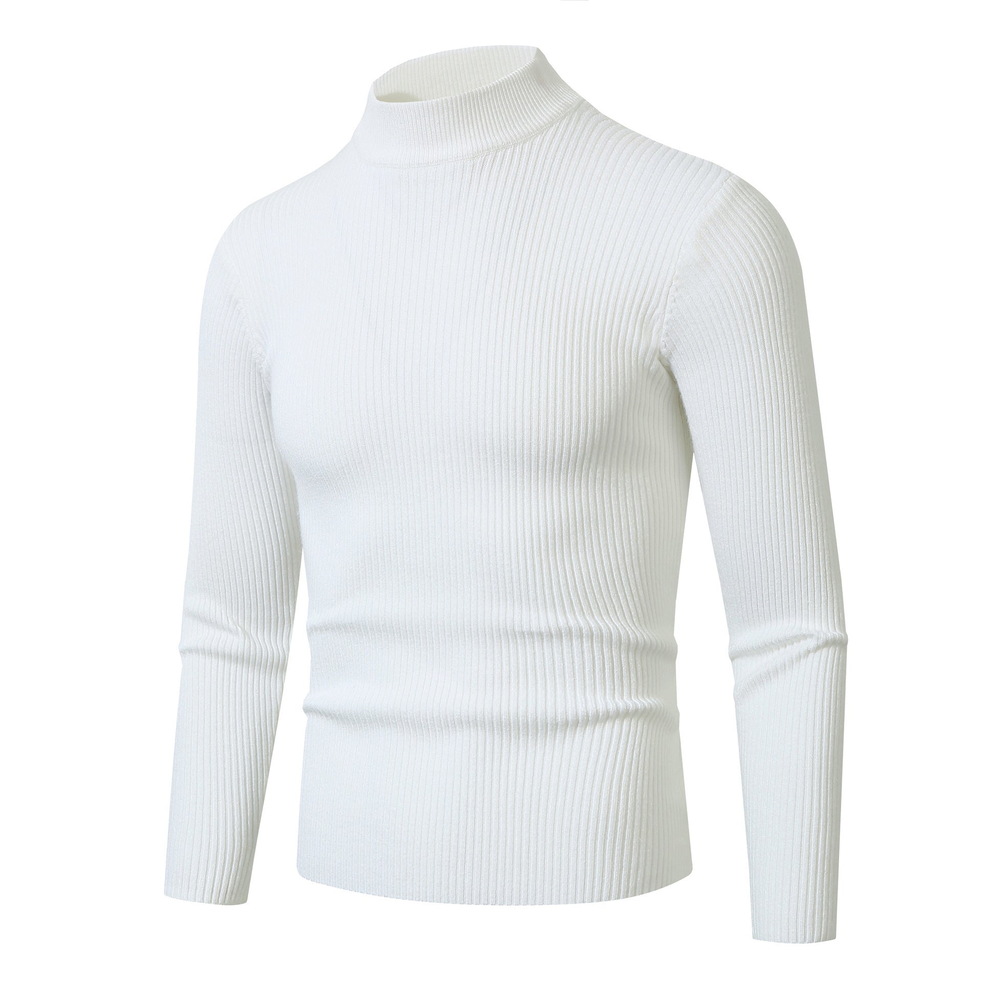 Herren modischer Rollkragenpullover aus feiner Wolle Krohn-e