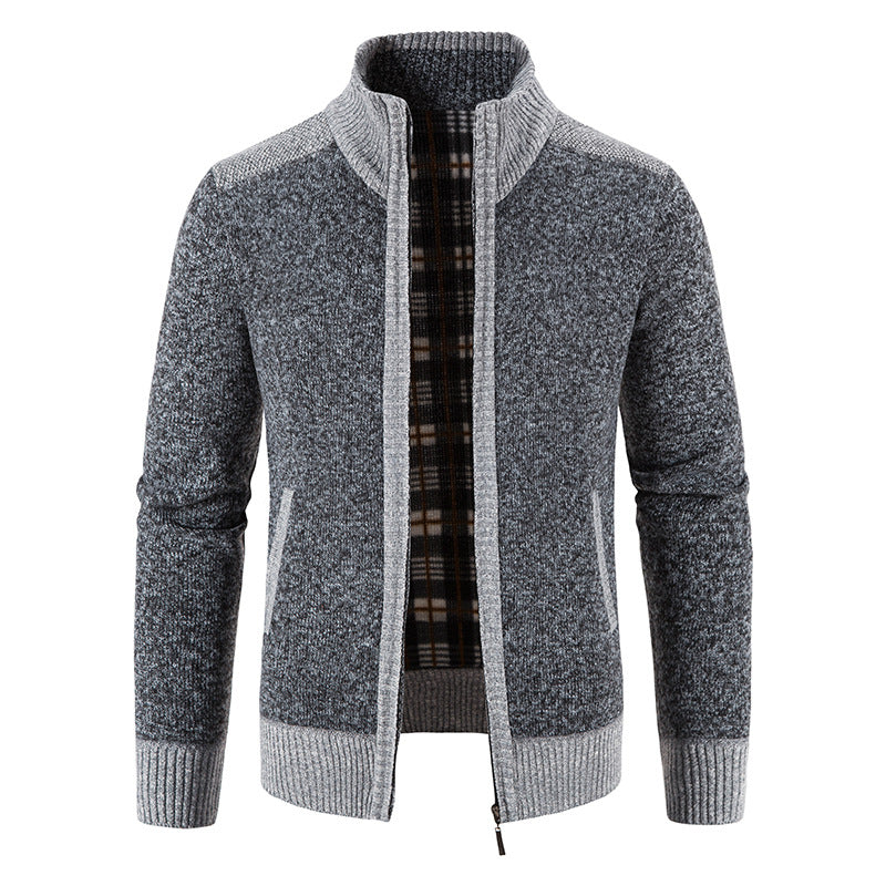 Herren Strickjacke mit modernem Reißverschluss Krohn-e