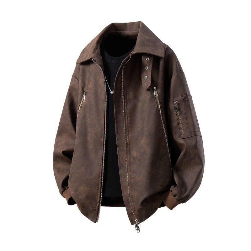 Herren Übergangsjacke mit innovativem Design und multifunktionalen Reißverschlusstaschen Krohn-e