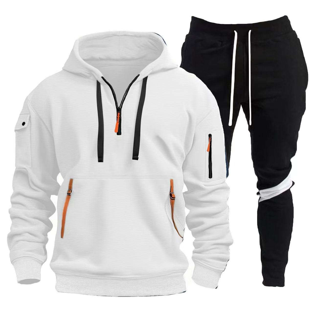 Herren Sportliche Hoodie- und Jogginghosen Kombination Krohn-e