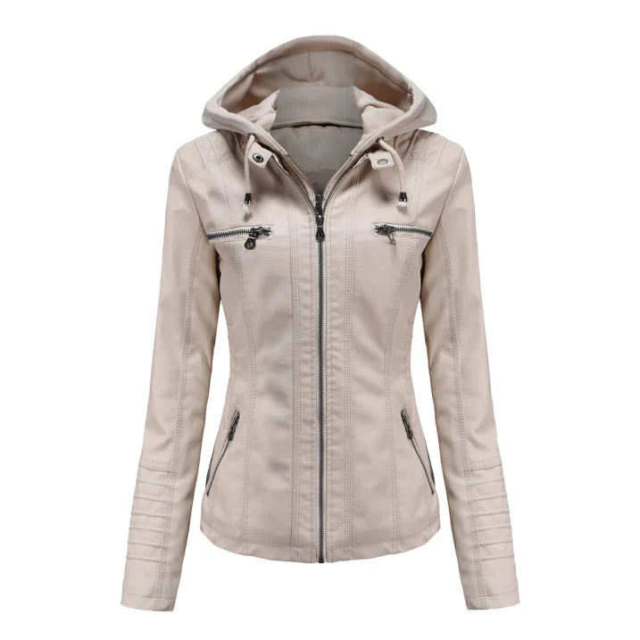 Krohn-e | Winterjacke mit Kapuze Reißverschluss