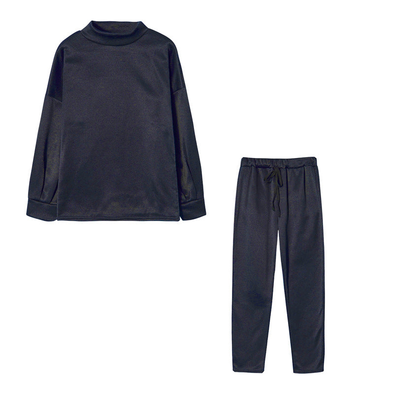 Damen Sportliches Jogginganzug-Set mit komfortablem Schnitt und hohem Kragen Krohn-e