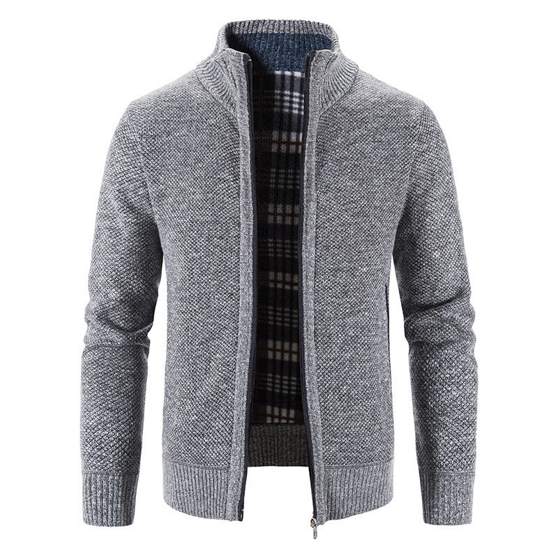 Herren Strickjacke mit innovativem wärmeisolierendem Innenfutter Krohn-e