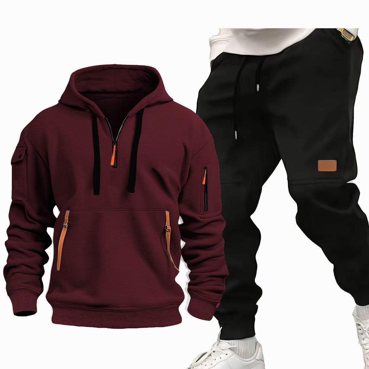 Herren Funktions-Hoodie und Jogginghose Set Krohn-e