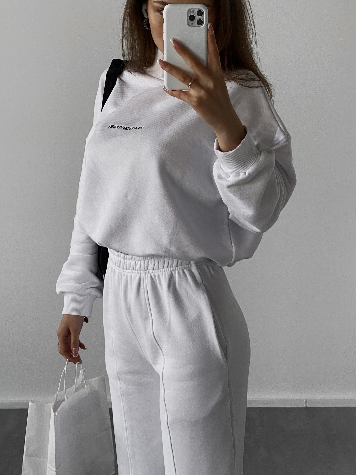 Damen Oversized Sweatshirt und Jogginghose Set Krohn-e