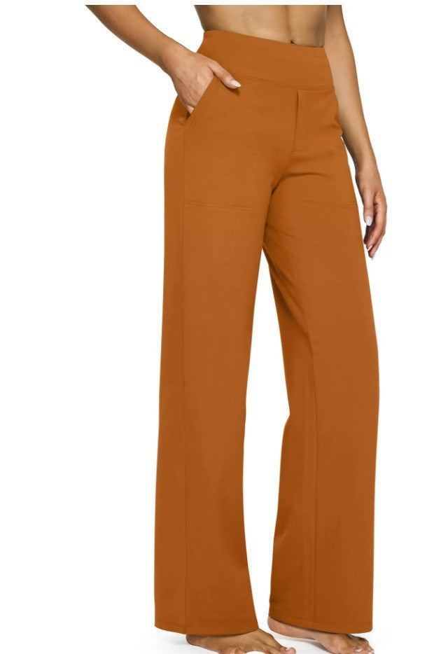 Damen Weitgeschnittene Lounge-Hose mit elastischem Bund Krohn-e