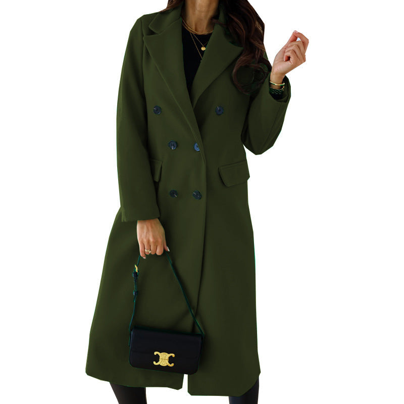 Damen Elegante und modische Wollmantel Krohn-e