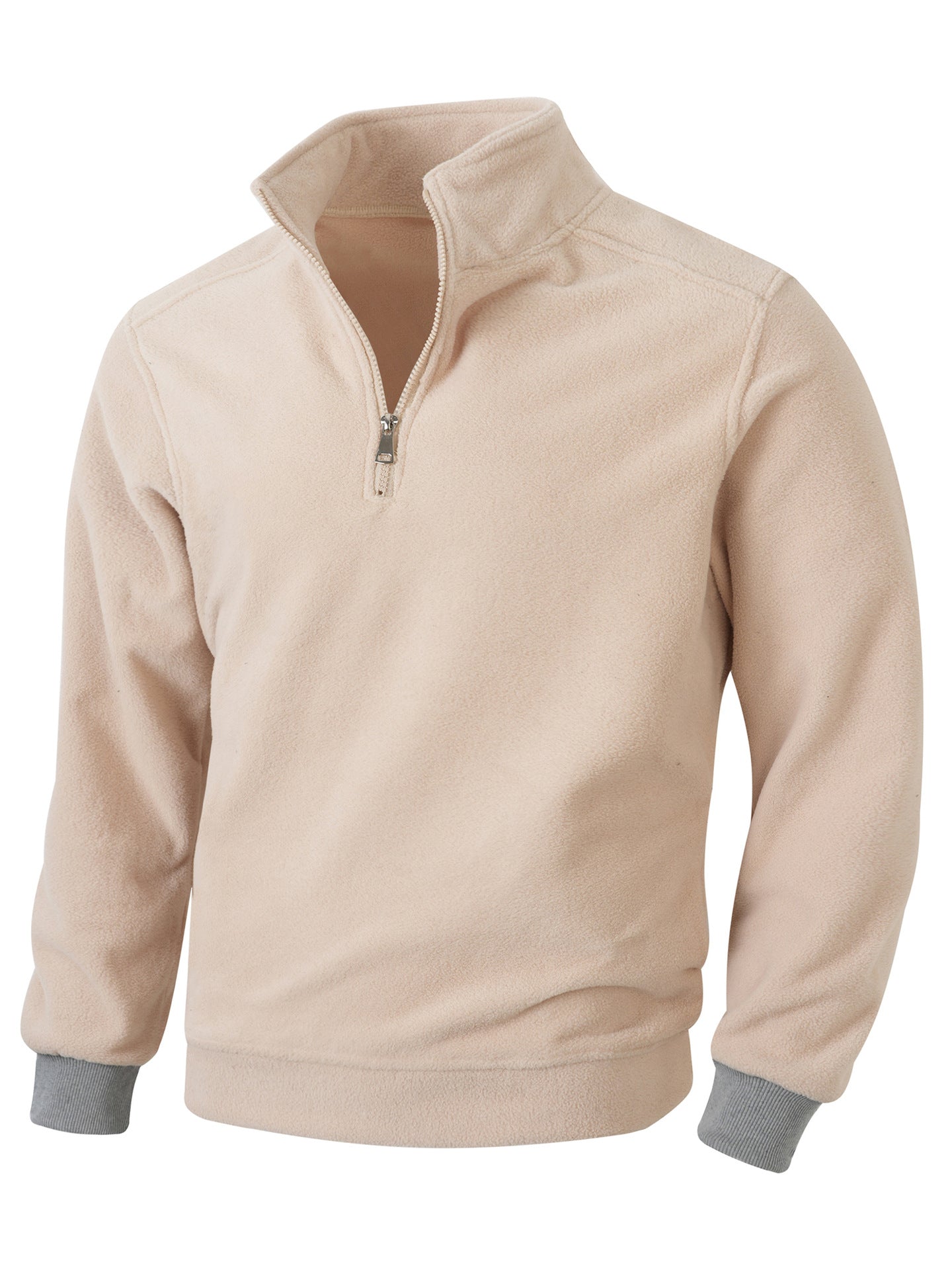 Herren Fleecejacke mit halblangem Reißverschluss Krohn-e