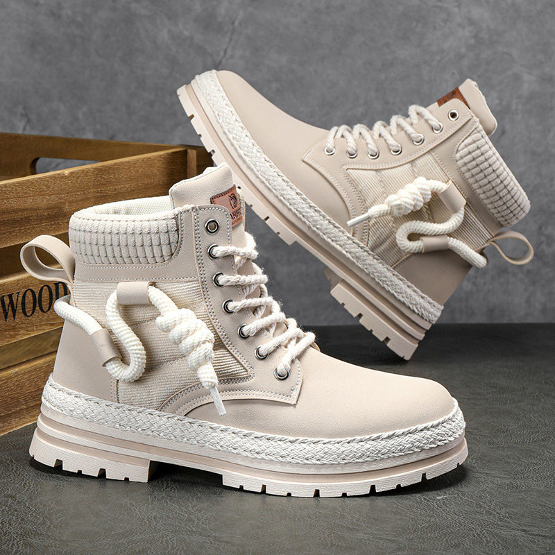 Damen modische und bequeme Winterstiefel mit hohem Kragen und rutschfester Sohle Krohn-e