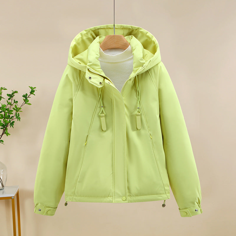 Damen Funktionale Softshelljacke mit verstellbarer Kapuze und hochwertigen Reißverschlüssen Krohn-e