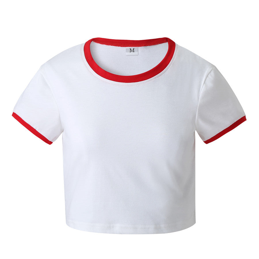 Heidi Mode | Slim Fit farblich passende kurze Ärmel