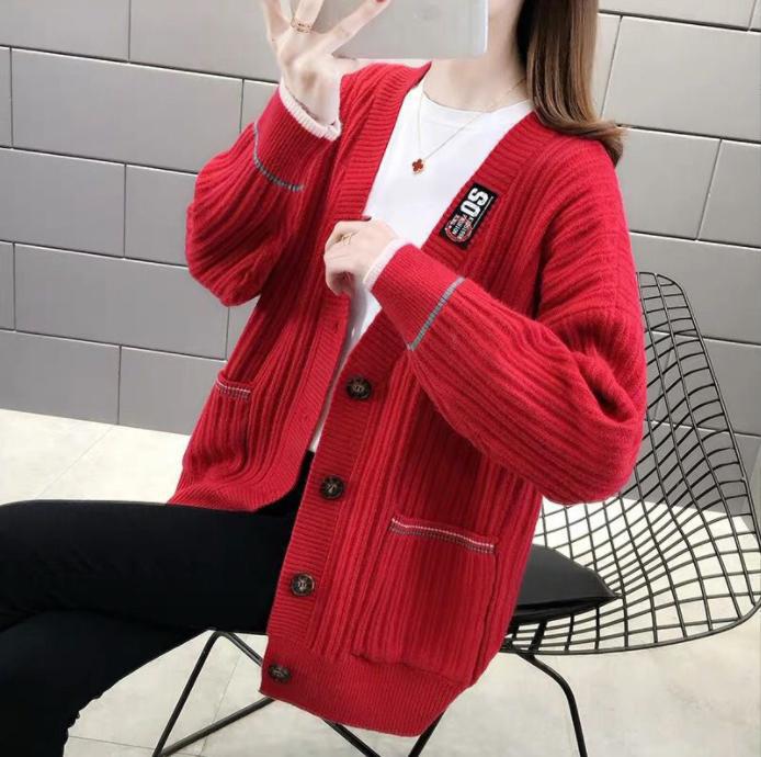 Damen Strickjacke mit strukturiertem Rippmuster und praktischen Taschen Krohn-e