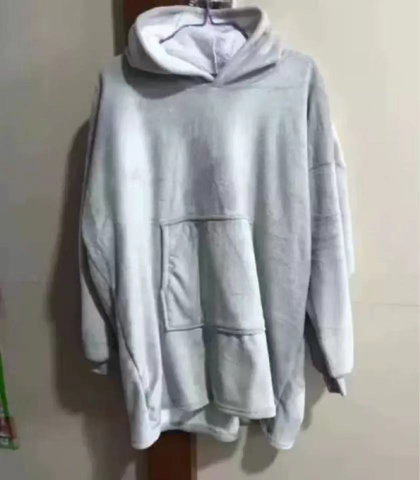 Damen Großer Kapuzenpullover mit kuscheligem Fleece und praktischen Taschen Krohn-e