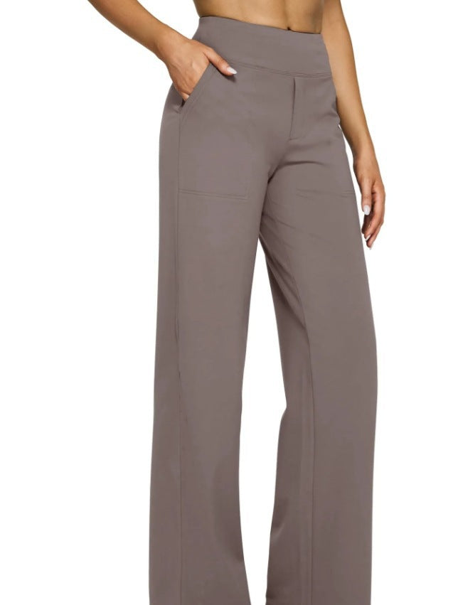 Damen Weitgeschnittene Lounge-Hose mit elastischem Bund Krohn-e