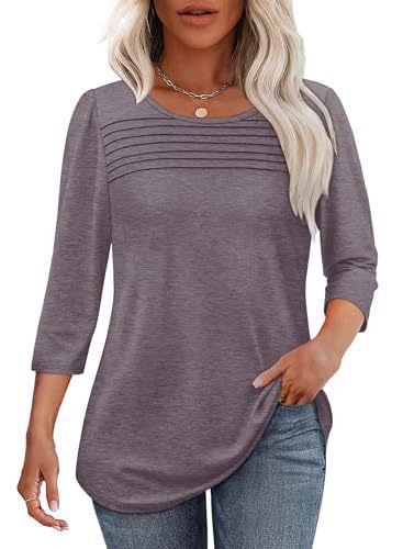 Damen Elegant geschnittenes Oberteil mit gerafften Details Krohn-e