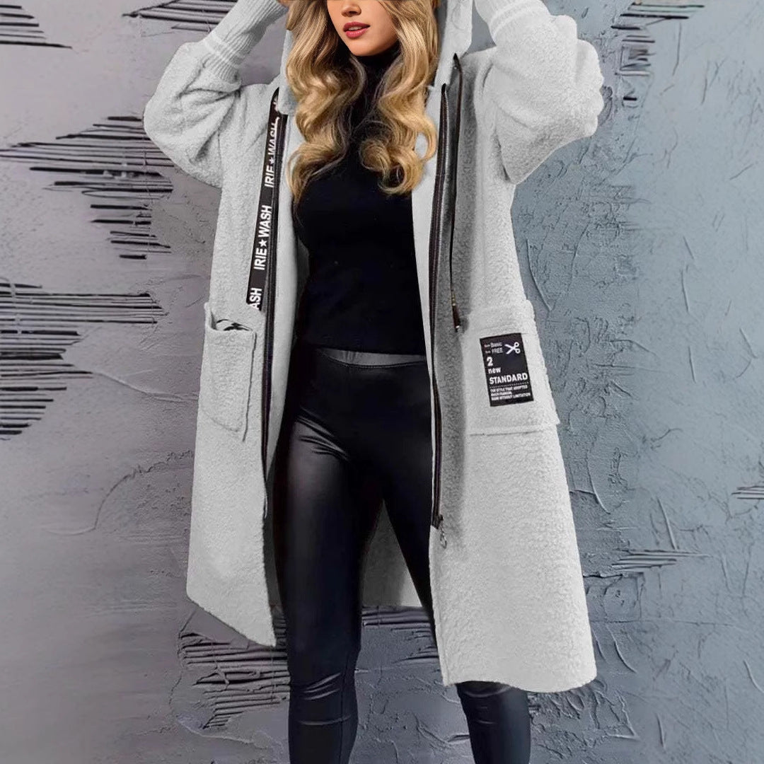 Damen Kuschelige Teddyjacke mit praktischen Taschen Krohn-e