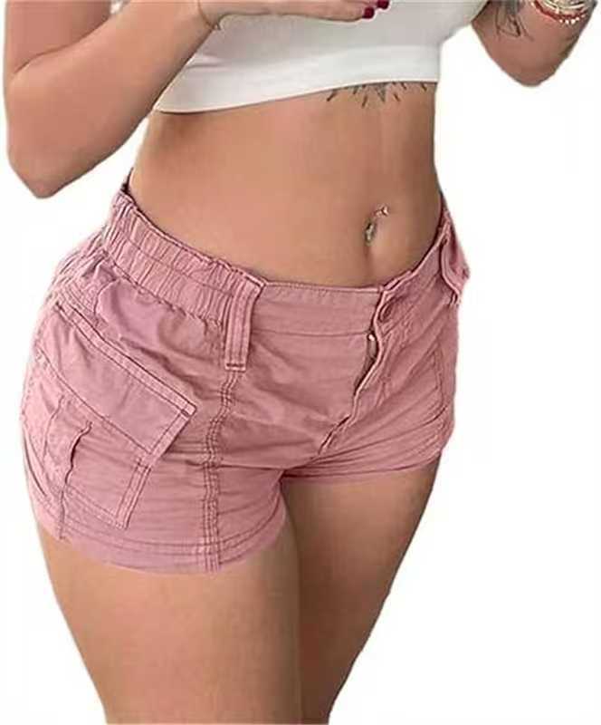 Damen Cargo-Shorts mit praktischen Taschen und elastischem Bund Krohn-e