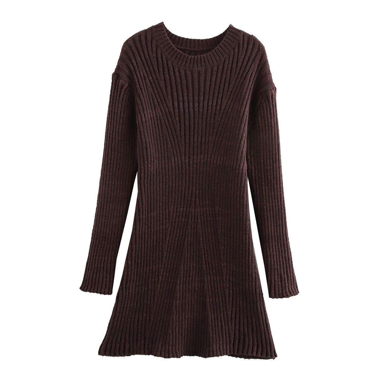 Fudus Fashion Ripped Knit Dress