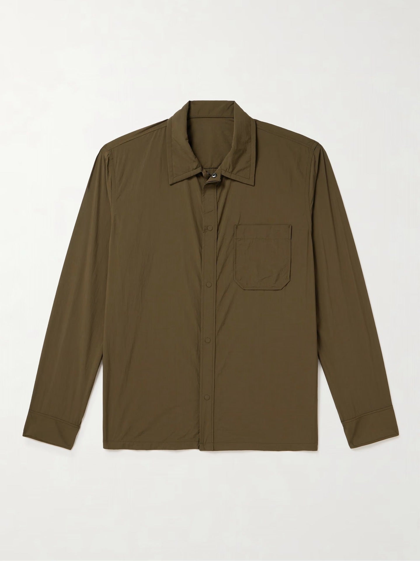 Herren vielseitige Hemdbluse mit aufgesetzter Brusttasche und schickem Kragen Krohn-e