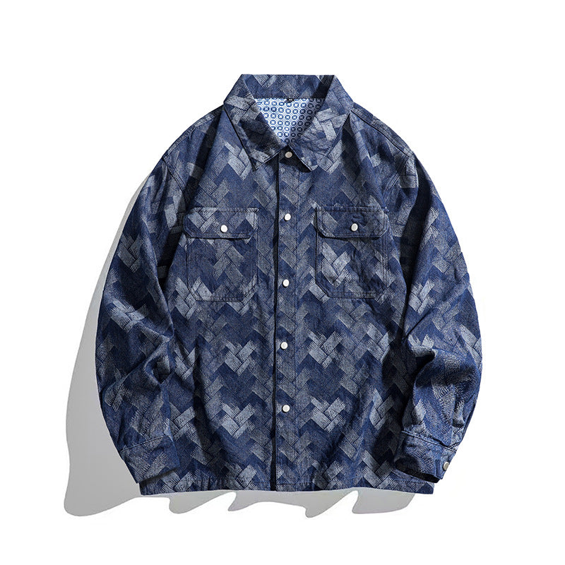 Herren lässige Overshirt Krohn-e
