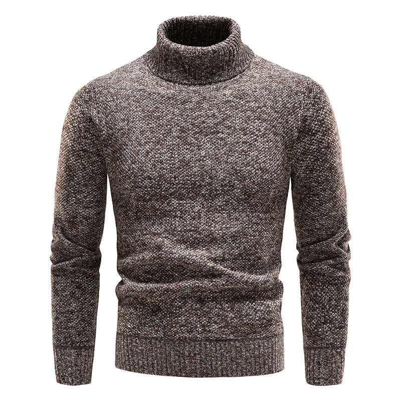 Herren Rollkragenpullover aus weicher Strickware Krohn-e