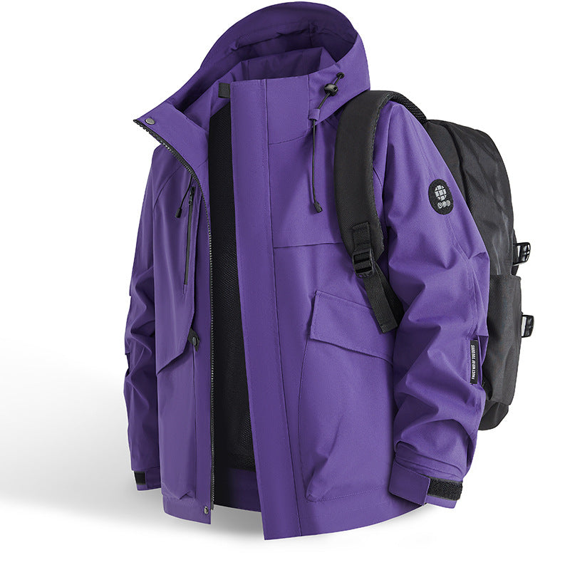 Herren technische Outdoor-Jacke mit innovativem Taschenkonzept und atmungsaktiven Materialien Krohn-e