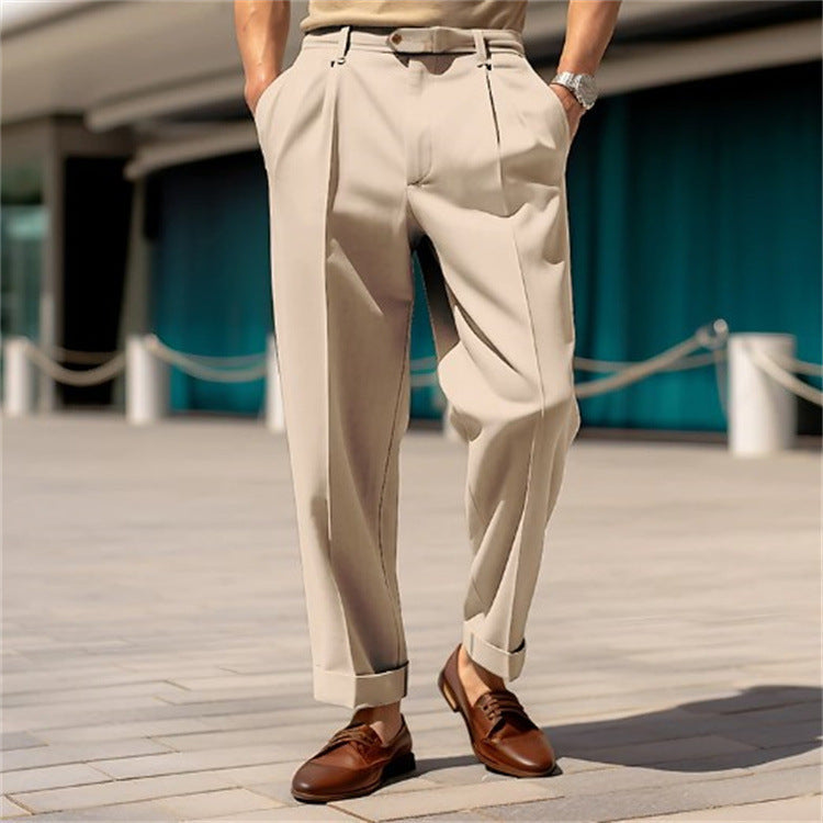 Herren Anzughose: Elegant, bequem und gerade geschnitten