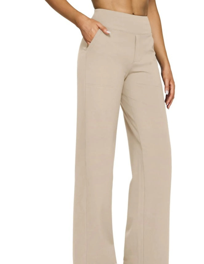 Damen Weitgeschnittene Lounge-Hose mit elastischem Bund Krohn-e
