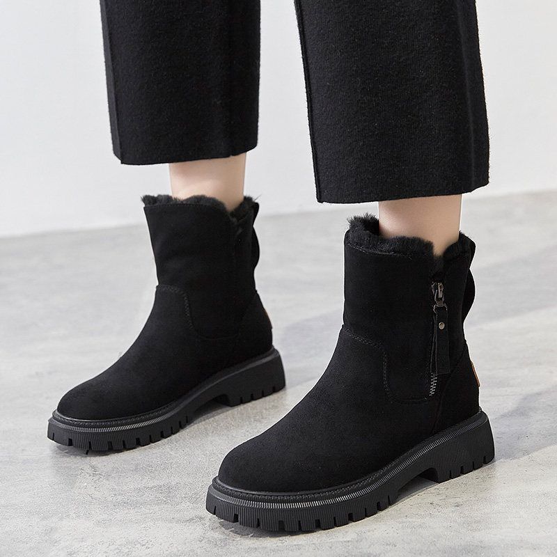 Damen modische Winterboots mit weichem Innenfutter und robustem Profil Krohn-e