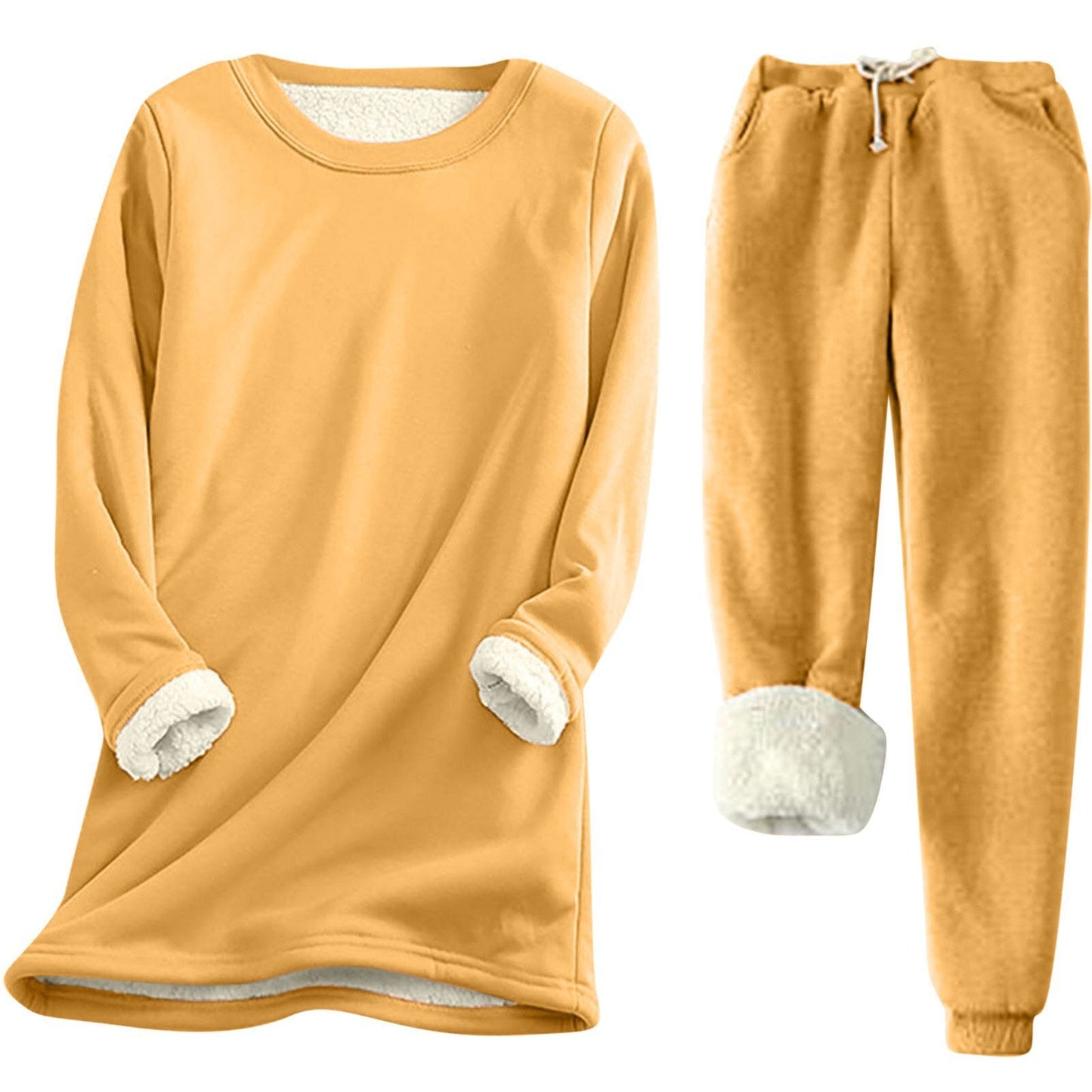 Damen Freizeit Sweatshirt-Set mit kuscheligem Innenfutter und lässiger Passform Krohn-e