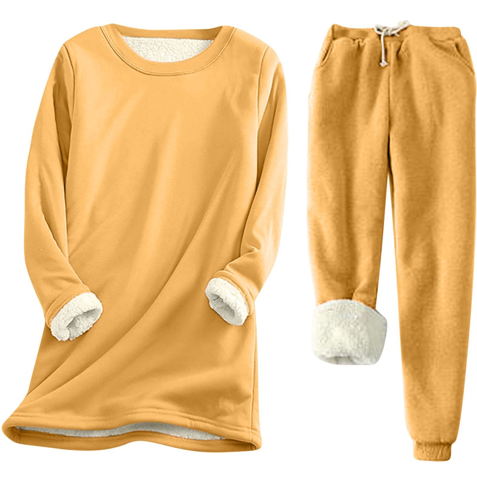 Damen Freizeit Sweatshirt-Set mit kuscheligem Innenfutter und lässiger Passform Krohn-e