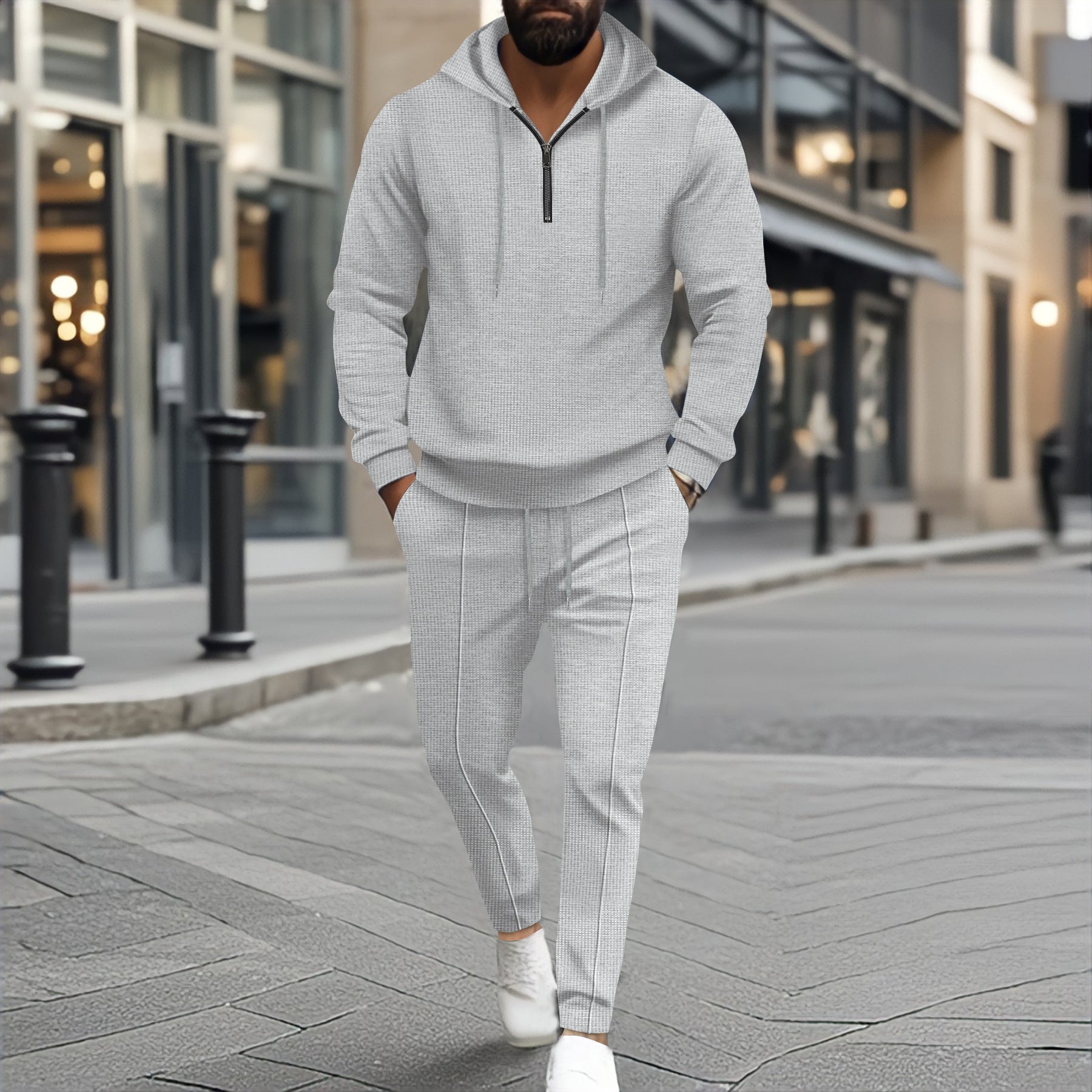 Herren lässiger Hoodie und Jogginghose Set Krohn-e