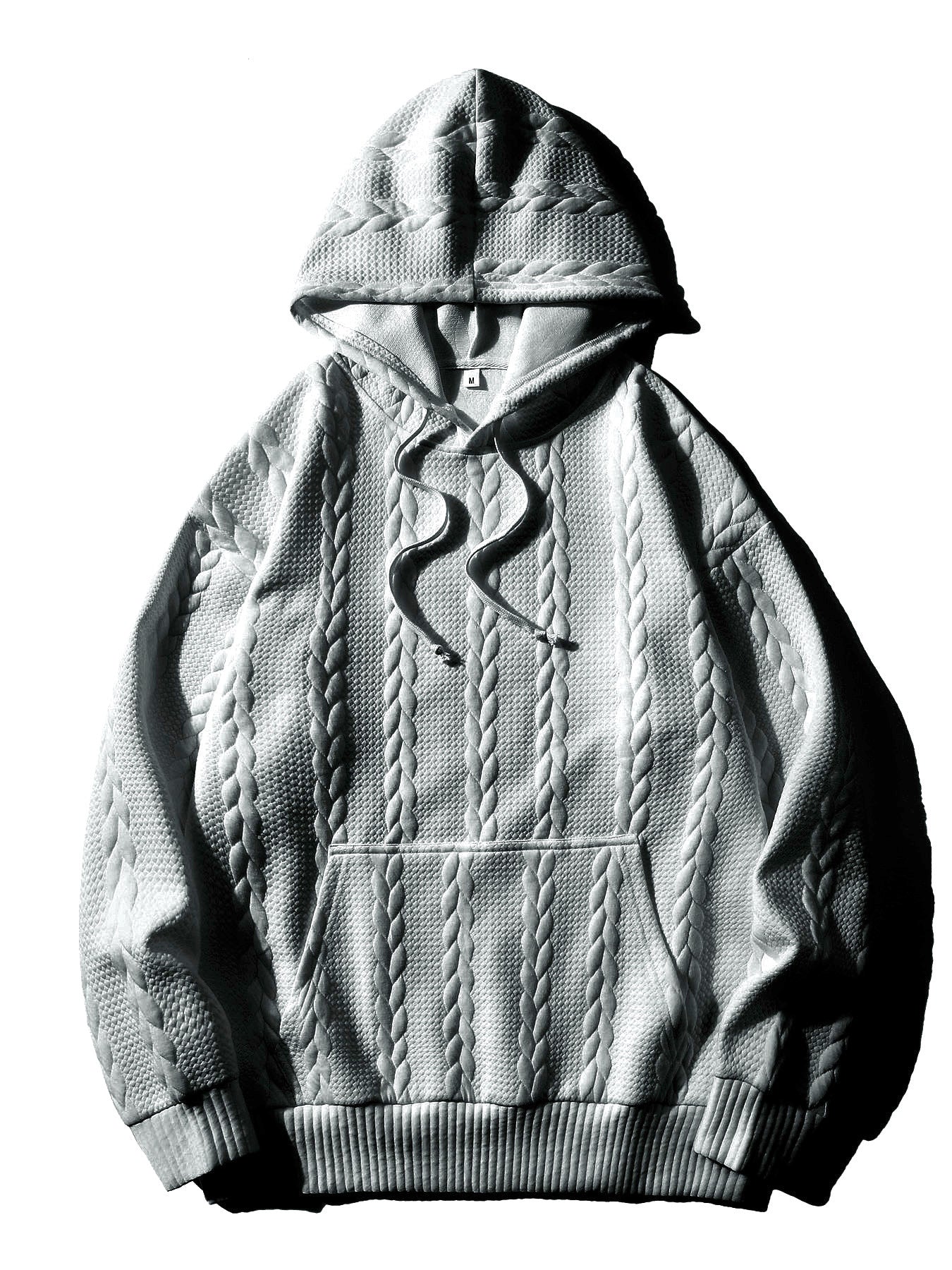 Herren Kapuzenpullover mit strukturiertem Muster Krohn-e